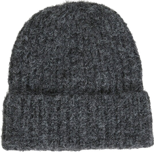 Vila - Lue Vijanis New Knit Beanie/Pb/Ef - Grå