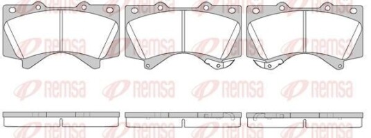 Bremseklosser REMSA 1271.02 Bremseklosser REMSA 1271.02