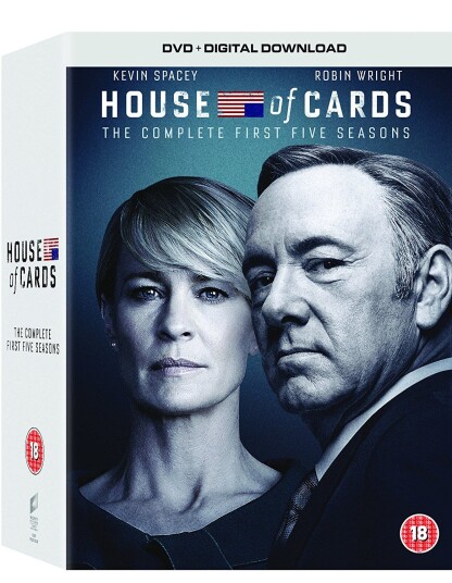 House Of Cards Sesong 1 5 DVD House Of Cards Sesong 1 5 DVD