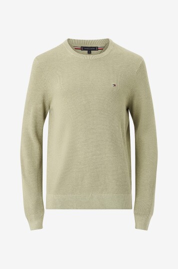 Tommy Hilfiger Genser Essential Structure Crew Neck Grønn