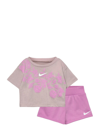 Nike Ks Knit Short Set Pink 80/86CM