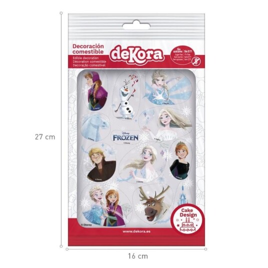 Spiselige Cupcakesdekorasjoner Wafer Frost 1 Pk/12 