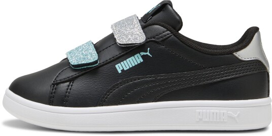 Puma Smash 3.0 Glitter Velcro V Infant Sneakers Svart 25