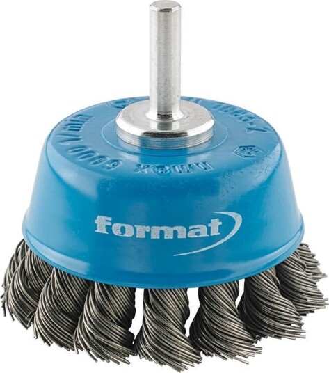 Format Axialborste 65x6mm 0,50mm, Tvinnad, Stål
