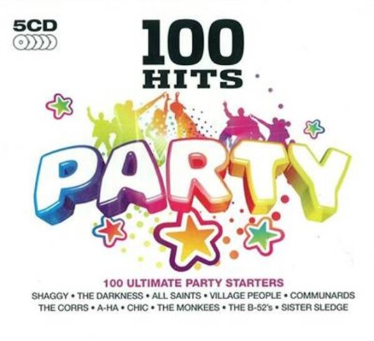100 Hits Party 5CD Diverse Artister