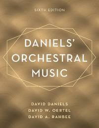 Daniels' Orchestral Music Av David Daniels, David W. Oertel, David A. Rahbee