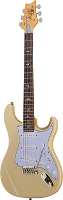 PRS SE Sølv Sky Moon Hvit