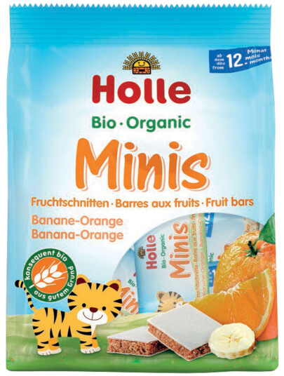 Holle Økologisk Fruktbar mini appelsin/banan, 8 x 12,5 gram Holle Økologisk Fruktbar mini appelsin/banan, 8 x 12,5 gram