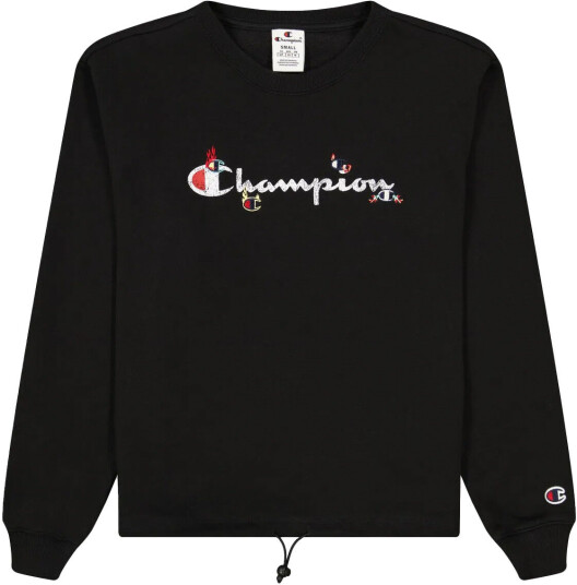 Champion Rochester Crewneck Dame Kk/Black Beauty XS