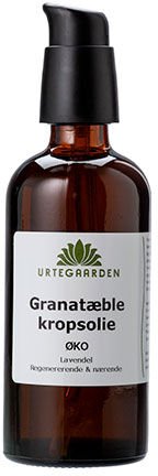 Urtegaarden Granateple Kroppsolje med Lavendel Økologisk 100 ml Urtegaarden Granateple Kroppsolje med Lavendel Økologisk 100 ml