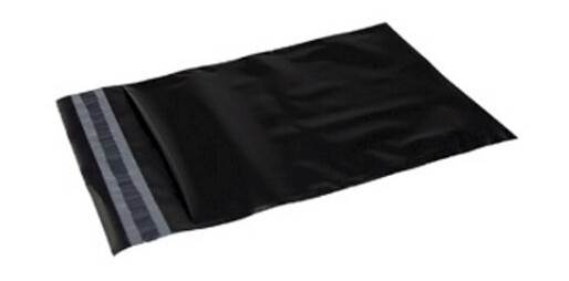 Forsendelsespose PE sort 190x250 100stk/pak