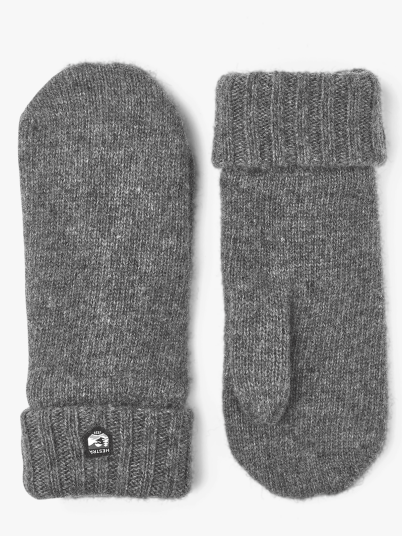 Hestra Bonnie Knit Mitt Grå 8 Hestra Bonnie Knit Mitt Grå 8