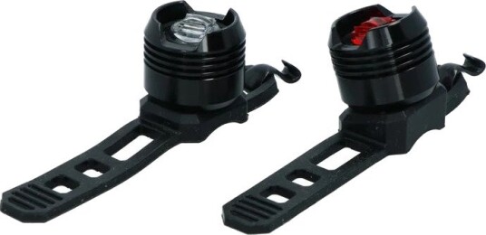 Baklykt Dyto Krypton sykkellyktsett Batteridrevet LED front- og svart