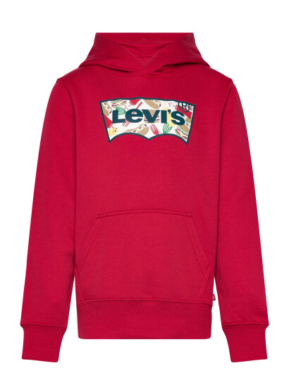 Levi"s Lvb Barbecue Batwing Hoodie Red 176 Levi"s Lvb Barbecue Batwing Hoodie Red 176
