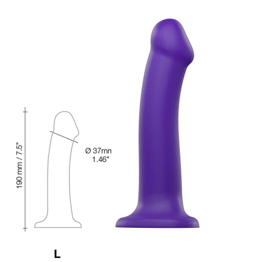Strap On Me Bøybar Dildo Dual Density Large 19 cm