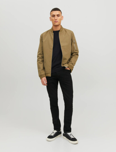 Jack & Jones Jjebasic Knit Crew Neck Noos - Black - XL