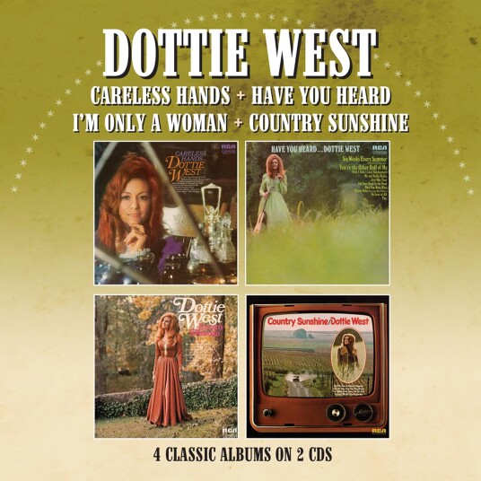 Dottie West Careless Hands / Have You Heard / I'm Only A Woman / Country Sunshine CD Dottie West Careless Hands / Have You Heard / I'm Only A Woman / Country Sunshine CD
