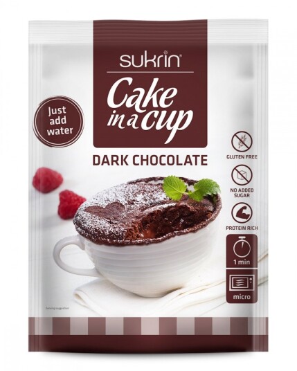 Funksjonell Mat Cake In A Cup Mørk Sjokolade 75g