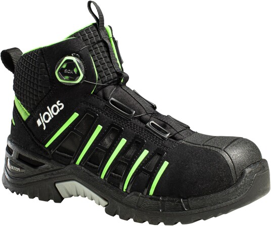 Jalas 9945 Exalter Easyroll Vernestøvel S1P BOA svart/lime 34 Sko