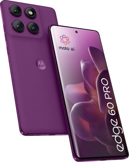 Motorola Edge 60 Pro 12GB RAM 512GB Sparkling Grape Mobiltelefon