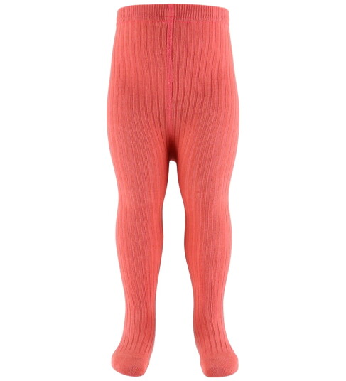 Melton Strømpebukser Rib Faded Rose 68/74 Strømpebukser Rosa 68 75