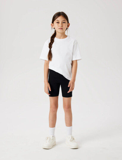name it Nkfvivian 2P Solid Short Legging Noos - Black - 86/92