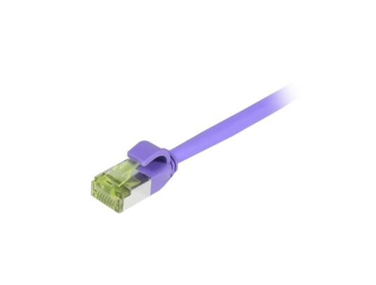 Patchkabel Rj45 Cat6a 500Mhz 025M Lilla Sftp Slimline Rund D45mm Tpelszhsuperflex Awg28 Med Cat7 Råkabel Synergy 21 S218000