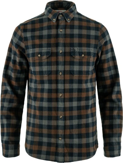 Fjellreven Men's Skog Shirt Dark Navy-Dark Oak M