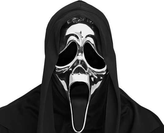 Palmer Agencies Scream Ghostface Chrome Mask 1550W