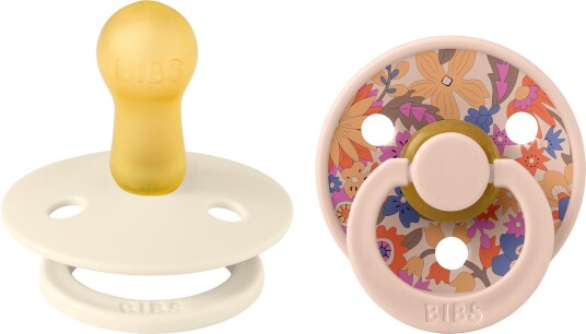 BIBS x Liberty Colour June Blossom Smokk 2-Pakk Lateks Str 2 Blush Mix