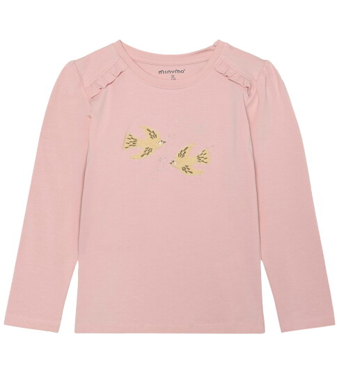 Minymo Genser Sølv Rosa m. Fugler 4 år 104 Genser Minymo Genser Sølv Rosa m. Fugler 4 år 104 Genser