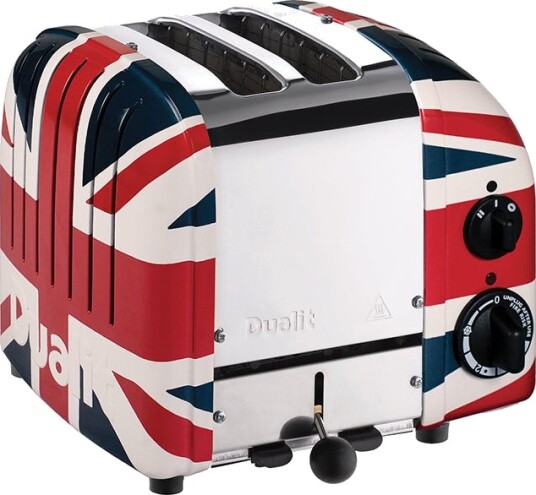 Dualit Classic 2-skivers Brødrister Union Jack - Spesialutgave i Rustfritt Stål Dualit Classic 2-skivers Brødrister Union Jack - Spesialutgave i Rustfritt Stål