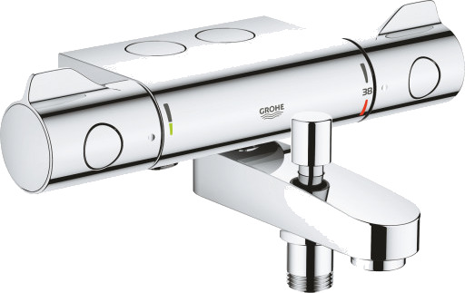Grohe Grohtherm 800 Termostatbatteri 2 Hulls Til Kar Brus