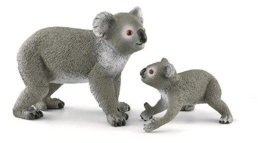 Schleich Koala Mor og Barn Figursett i Plast - Wild Life