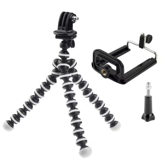 Fleksibel Tripod Kamerastativ Stativ for Mobil / GoPro 16 cm Fleksibel Tripod Kamerastativ Stativ for Mobil / GoPro 16 cm