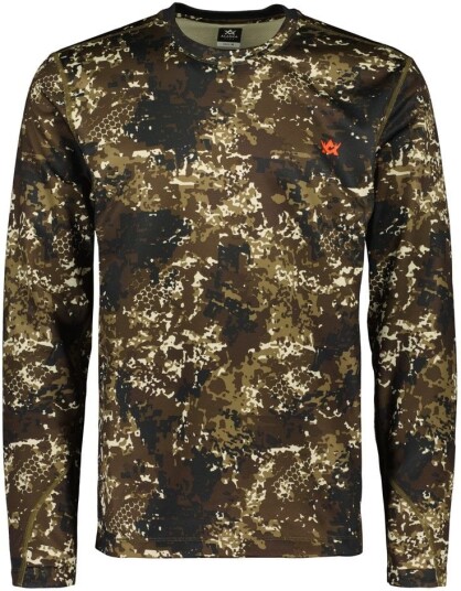 Alaska 1795 M"s CoolDry LS T Shirt BlindTech Forest Forest Camo BlindTech Forest Forest Camo S