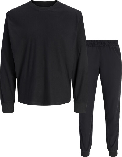 Jack & Jones Jacsolid Lounge Set W Noos   Black   XXL