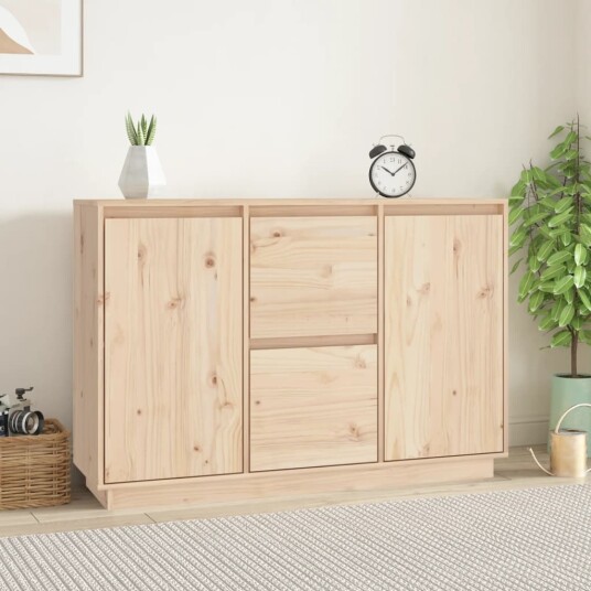 Skjenk 111x34x75 cm heltre furu 8720845580124