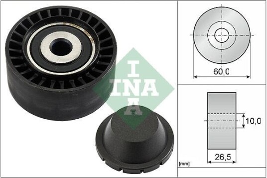 INA 532 0331 10 Løpehjul, vifterem INA 532 0331 10 Løpehjul, vifterem