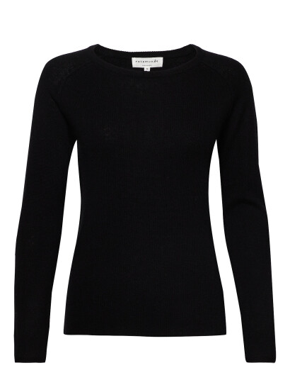 Rosemunde Rwlaica Cashmere Ls O-Neck Raglan P - Black - M Rosemunde Rwlaica Cashmere Ls O-Neck Raglan P - Black - M