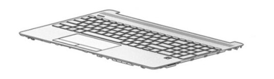 HP TOP COVER CBG W KB JTB GK