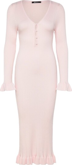 Gina Tricot Babylock Knitted Dress Pink XL Gina Tricot Babylock Knitted Dress Pink XL