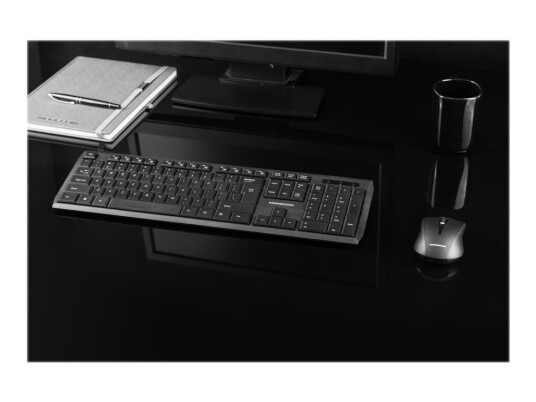 Modecom MC 7200 Tastatur + Mus Trådløs 2.4 GHz Tsjekkisk MK MC 7200 100 CZ SK