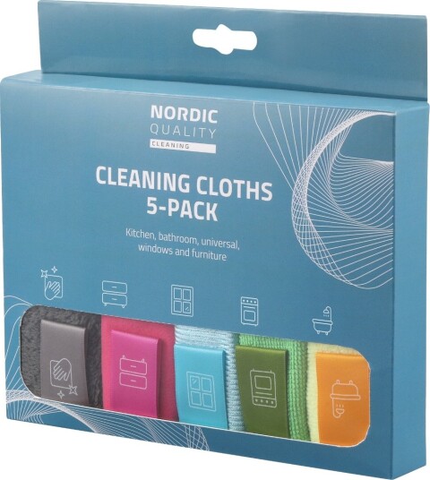 Microfiberkluter 5 pak Microfiberkluter 5 pak