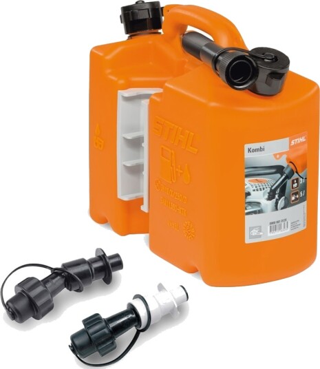 Stihl Kombikanne, oransje, m/holdere fpåfyllingssystem, 5 l/3 l Kanner og påfyllingssystem