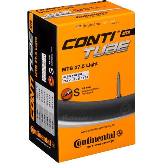 Continental Mtb Light Sv42, 27,5 X 1,75-2,50" Presta Slange