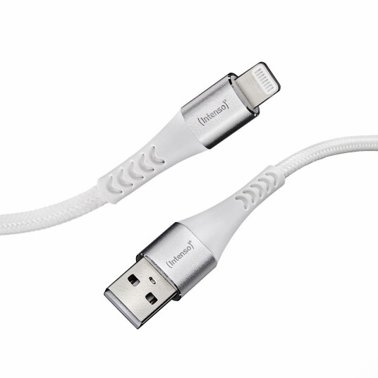 Intenso 1,5m USB-A til Lightning Kabel Hvit Rask Lading