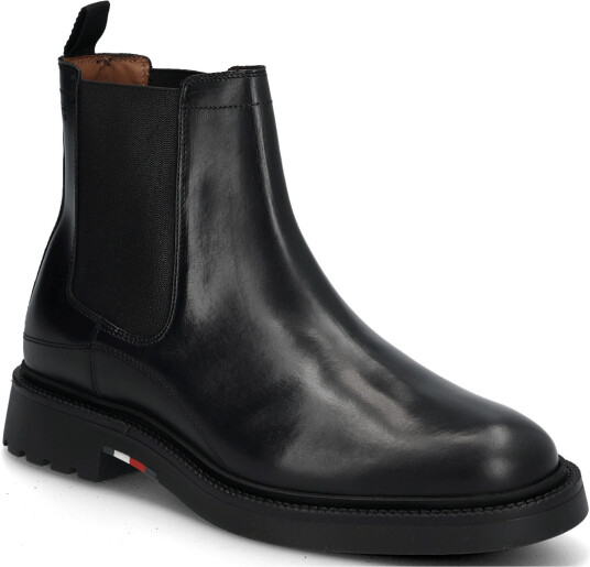 Tommy Hilfiger Corporate Casual Lth Chelsea Black 40