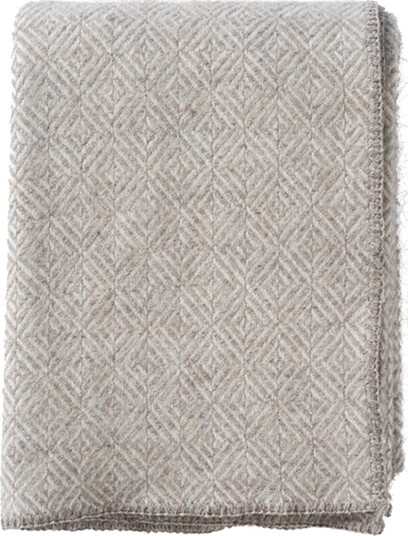 Diamonds Pledd 130x180 cm Natural Beige