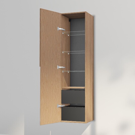 INR Iconic Nordic Rooms Grip 40/40 Høyskap Natural oak / 40cm Venstre Hengslet Ja